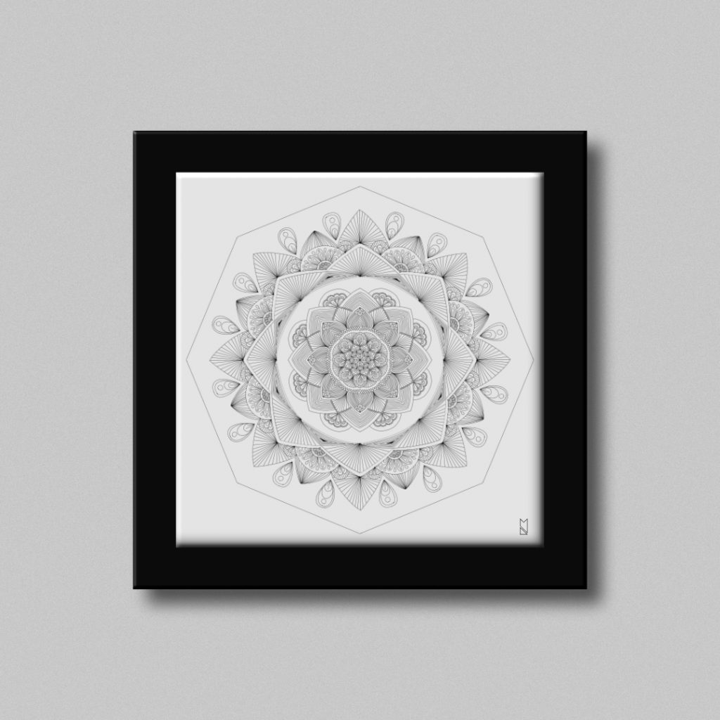 Ilustración de una mandala